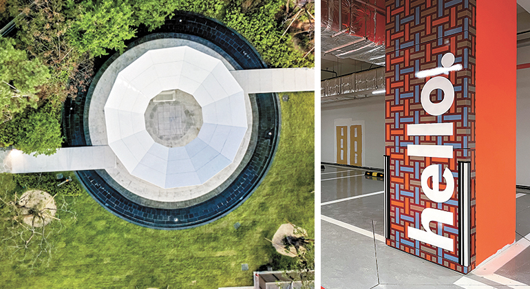 현대건설은 최근 세계적인 권위의 ‘2021 USA 굿 디자인 어워드(Good Design&reg; Award)’에서 ‘디에이치 라클라스’의 예술 시설물 ‘클라우드 워크 파빌리온(Cloud Walk Pavilion)’으로 본상을 받았습니다